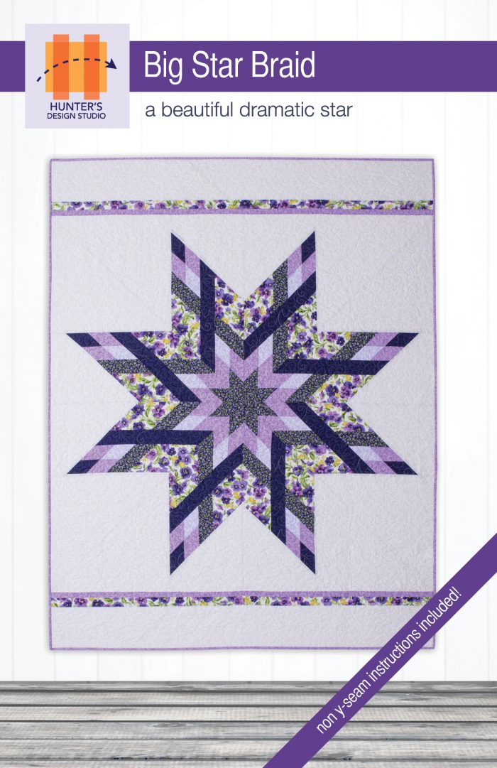 Big Star Braid is a large star quilt made from diamonds.