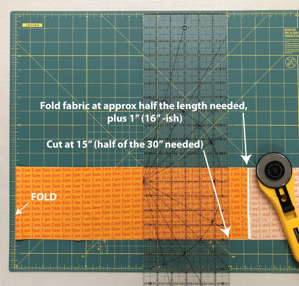 How to Cut Fabric that's Larger than Your Cutting Mat