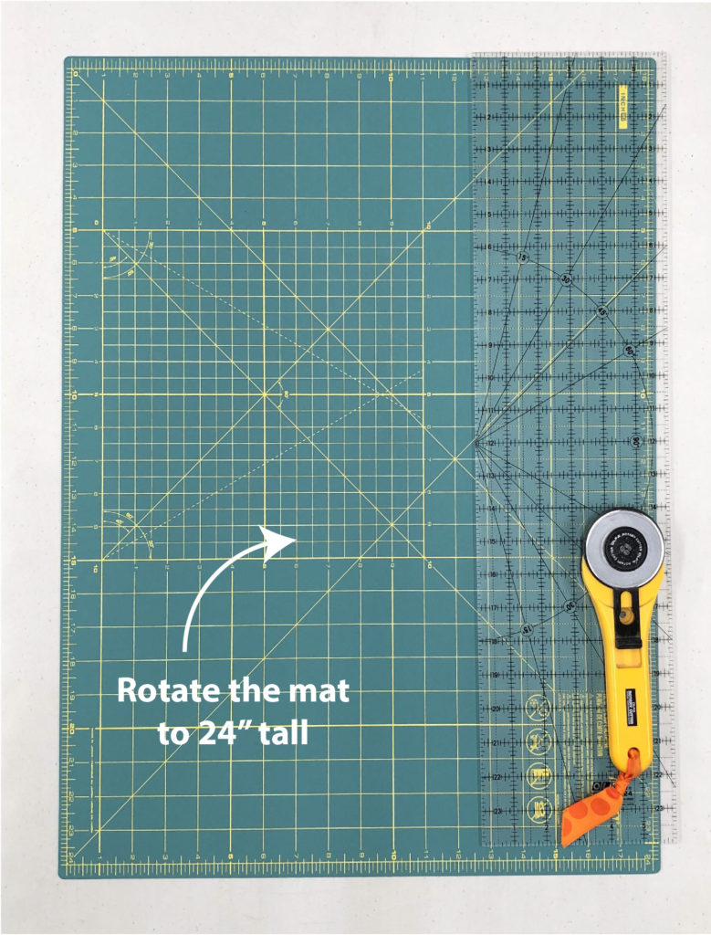 How to Cut Fabric that's Larger than Your Cutting Mat