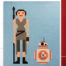 The Droid is not For Sale features a pixellated version of Rey and BB-8 from the newer Star Wars movies on a light blue background.