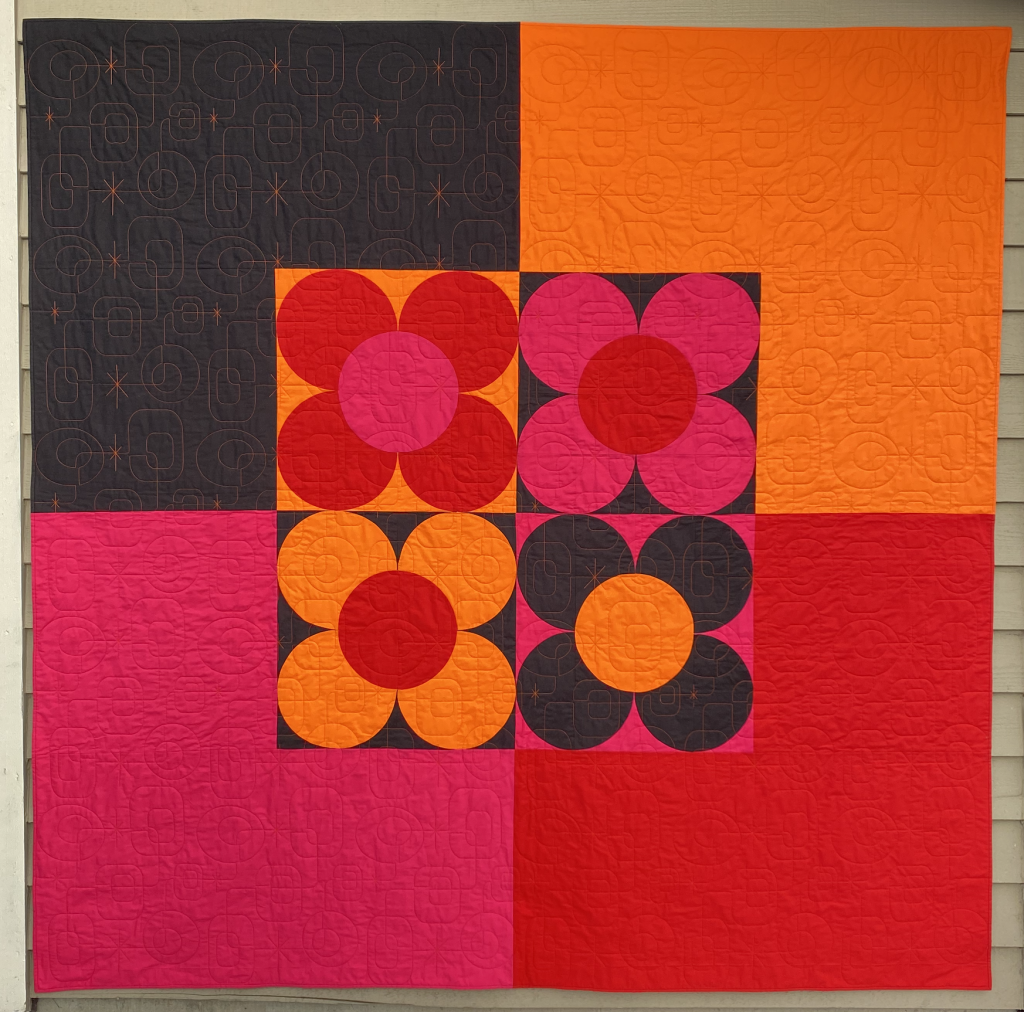 Colorblock Flowers - PDF - Hunter's Design Studio