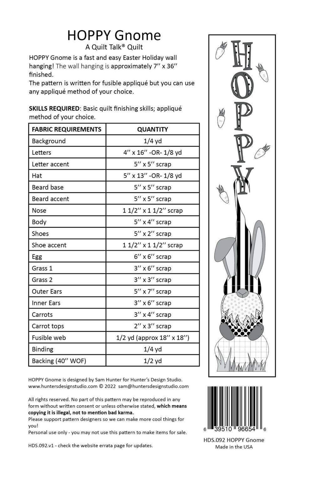HOPPY Gnome PDF Hunter s Design Studio