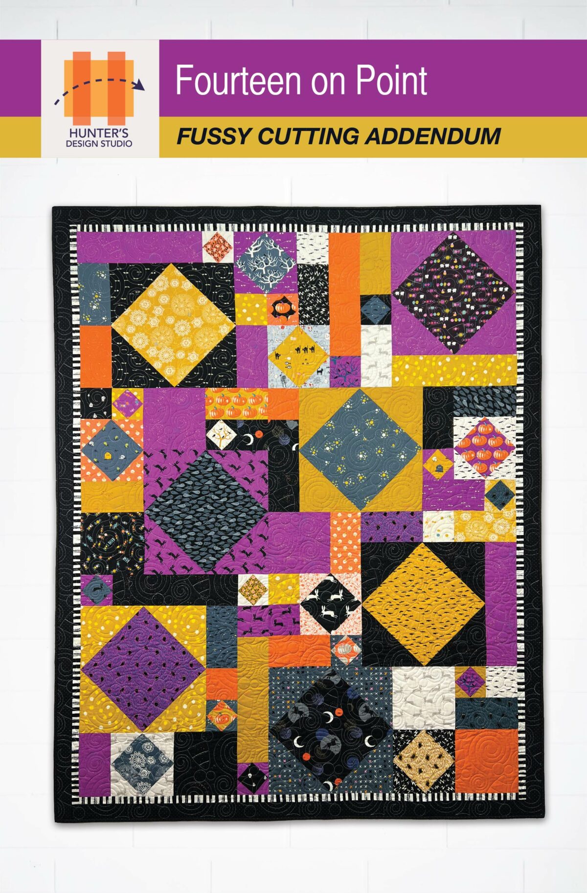 Fourteen On Point - Fussy Cutting Addendum PDF - Hunter's Design Studio
