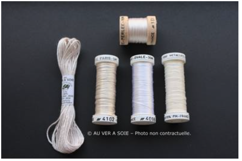 au ver a soie discovery pack thread variety blanc white