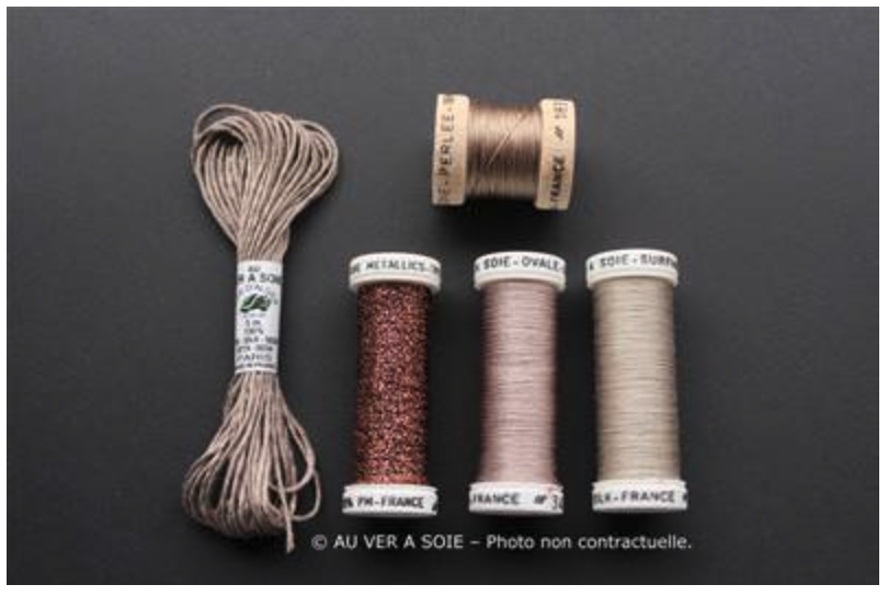 au ver a soie discovery pack thread variety taupe