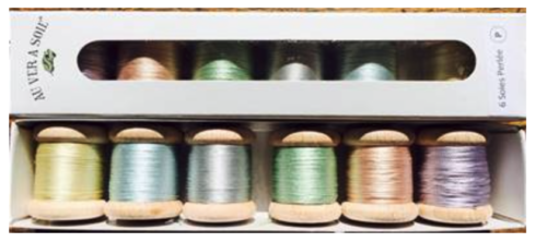 au ver a soie nuances 6 pack silk thread pastel