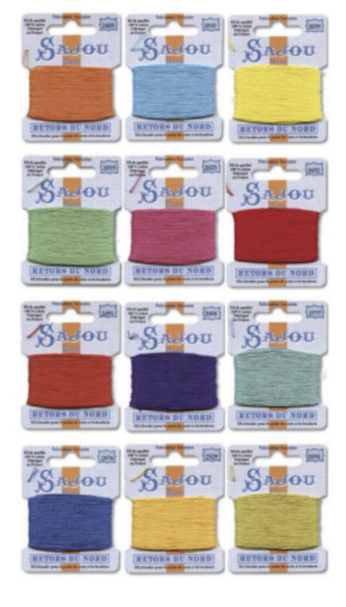 sajou retors embroidery assortment modern