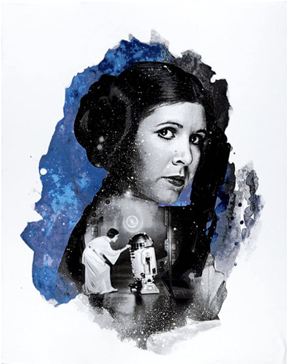 Star Wars Leia fabric panel