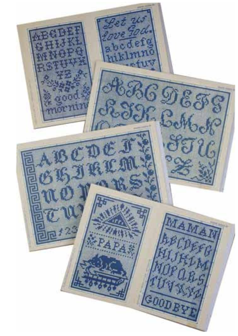 Sajou Cross Stitch Alphabet Sampler Pattern No 2