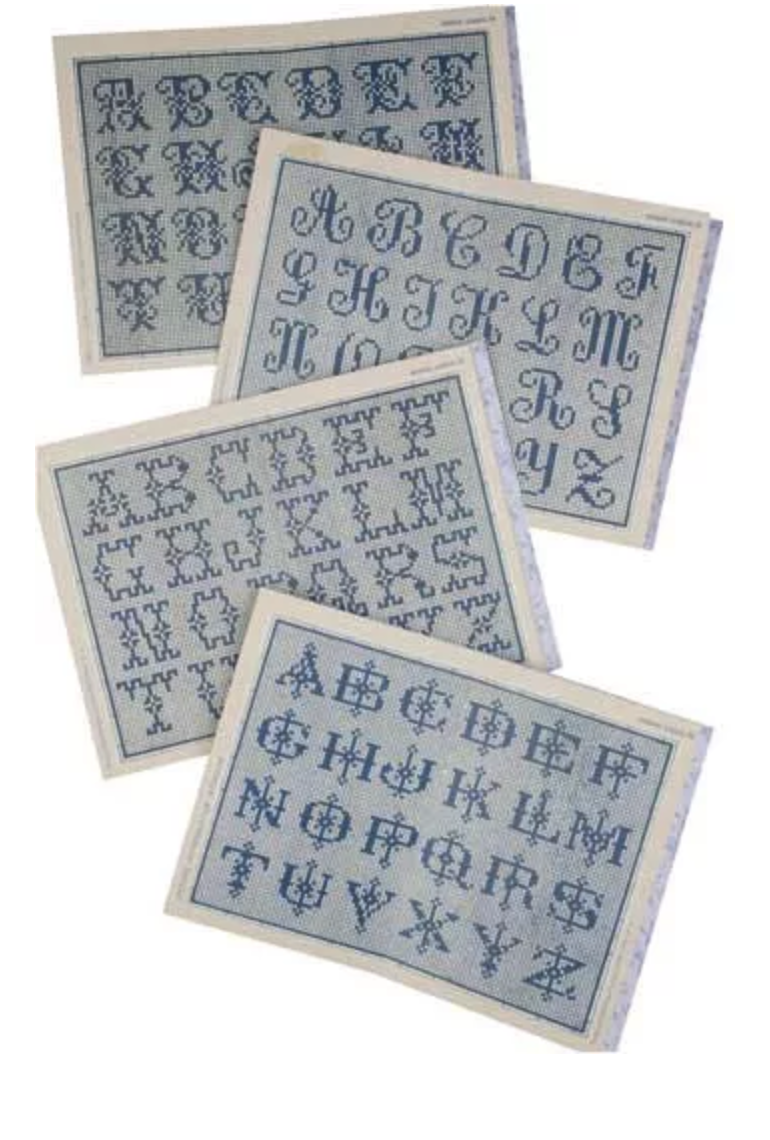Sajou Cross Stitch Alphabet Sampler Pattern No 4