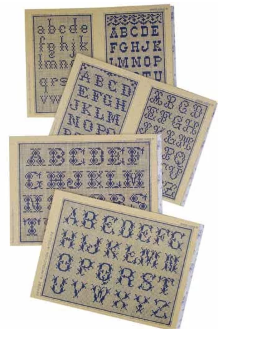 Sajou Cross Stitch Alphabet Sampler Pattern No 7